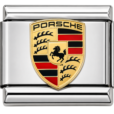 Silver Porsche Charm