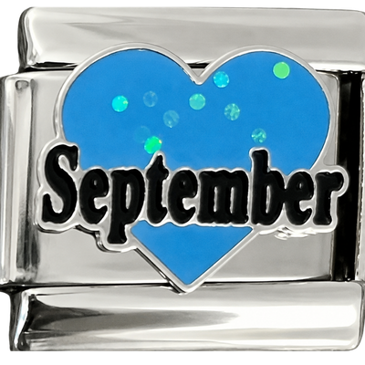 Silver September Charm