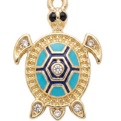 Teal Turtle Crystal