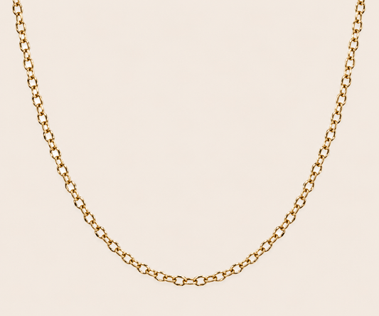 Twisted Oval Base Necklace