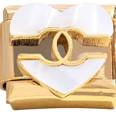 White Iconic Heart
