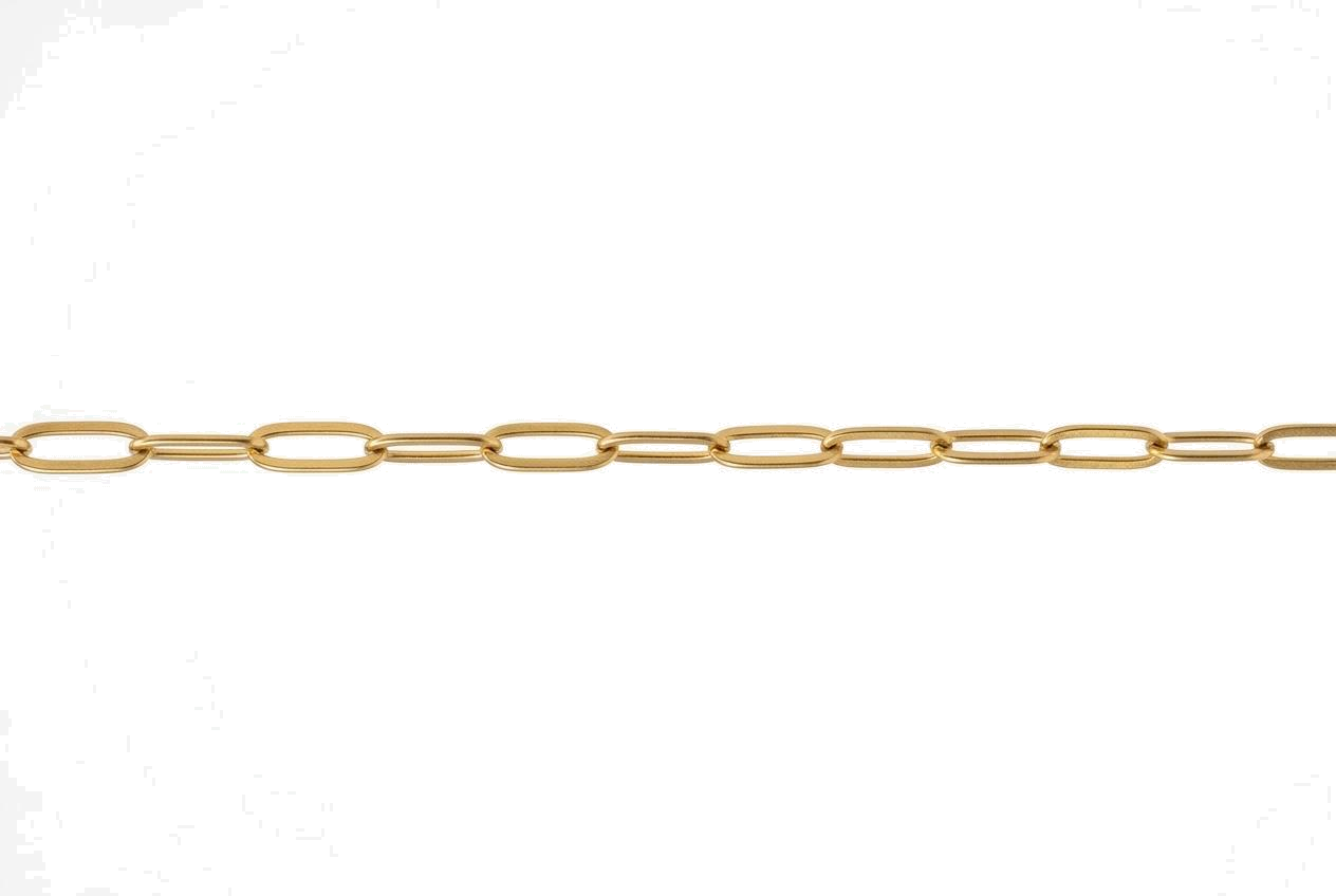 Gold Paperclip Chain