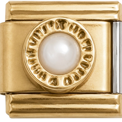 Circle Pearl Gold