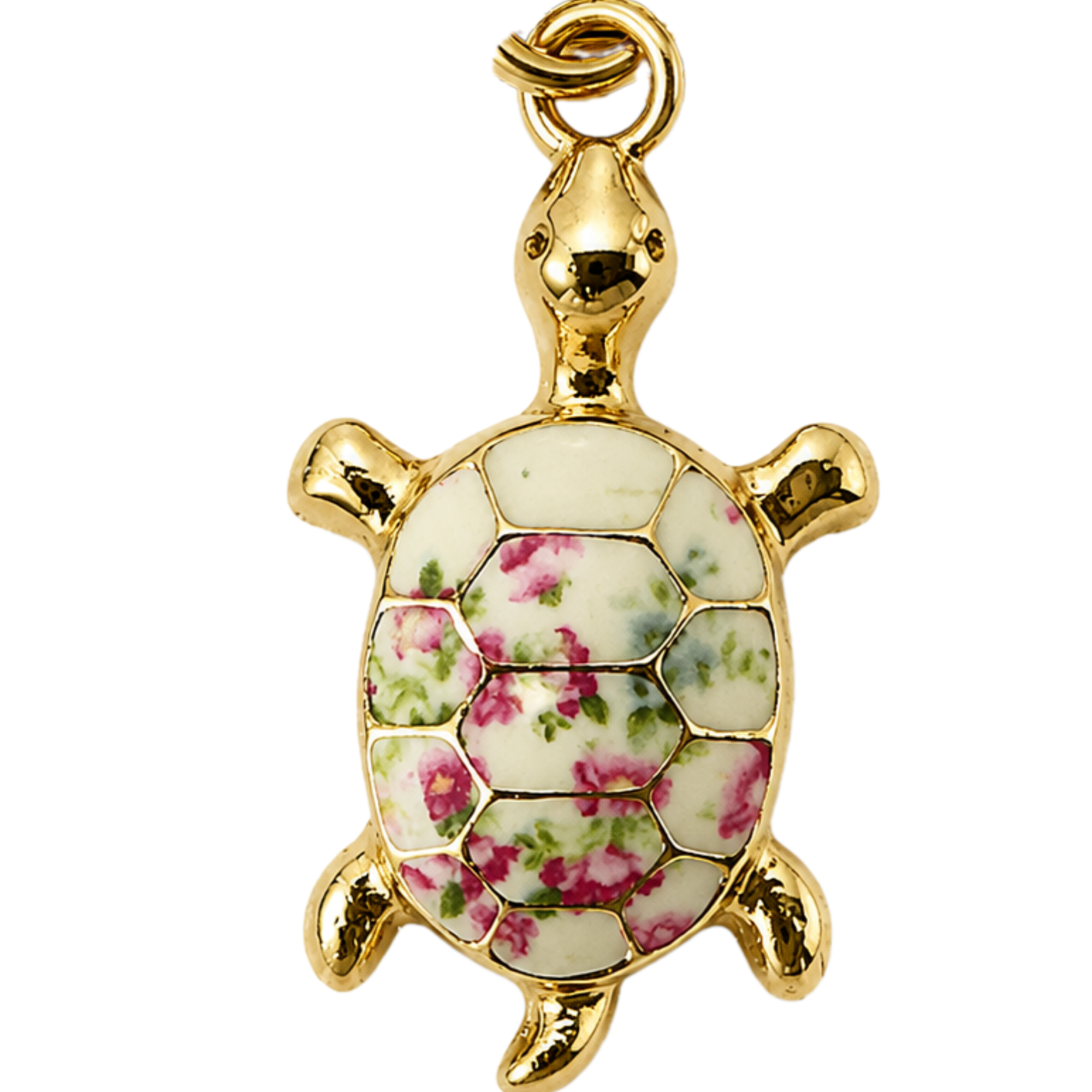 Floral Turtle White