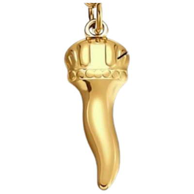 Golden Chili Pepper Charm