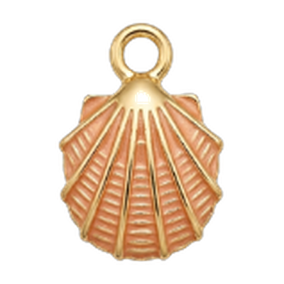 Peach Seashell Charm