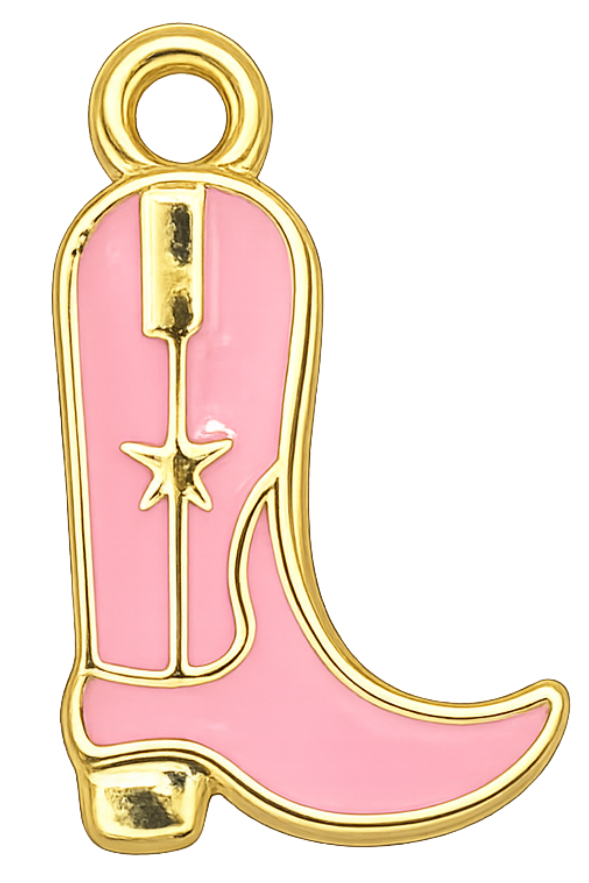 Pink Boot Charm