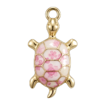 Pinky Turtle Charm