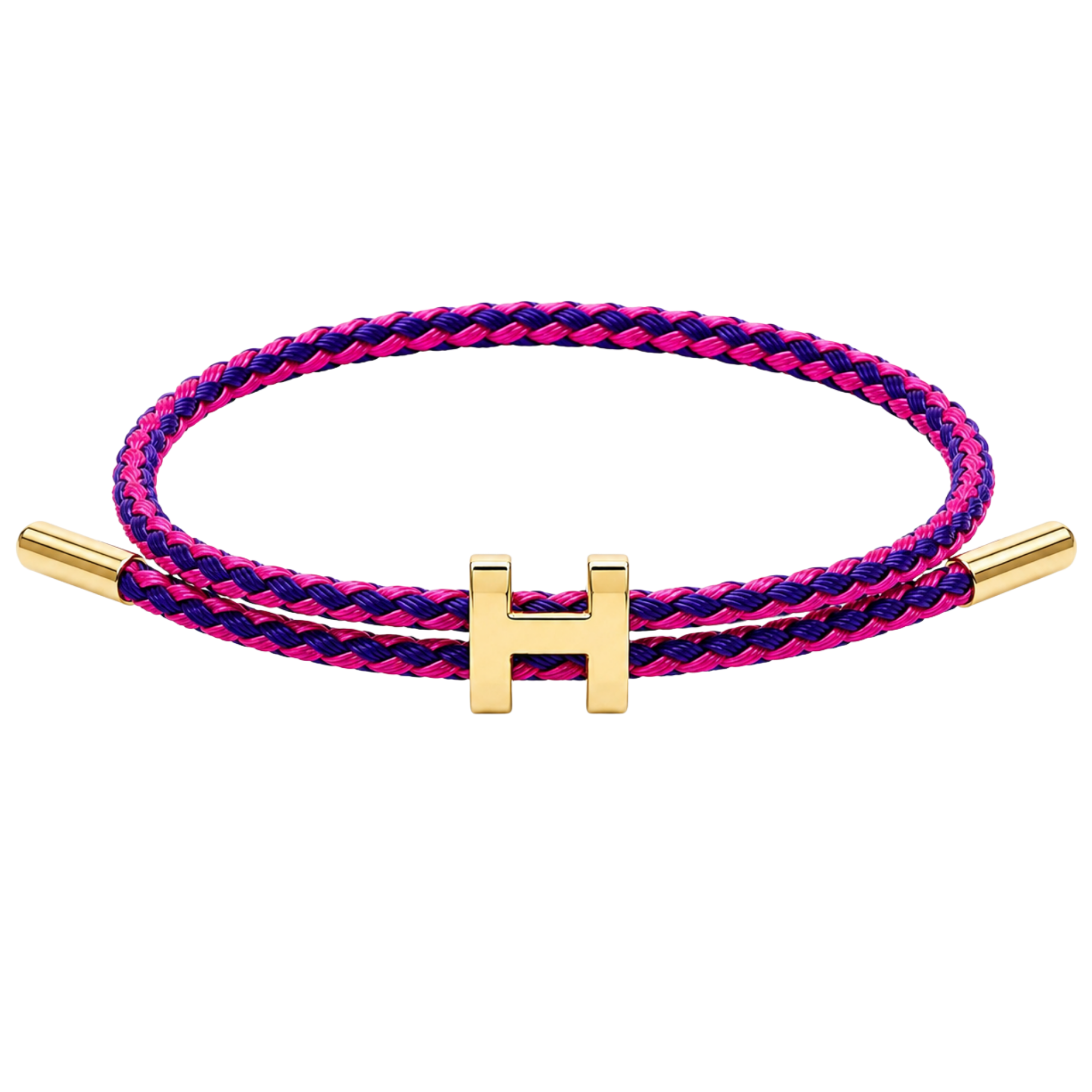Pink & Purple Rope Bracelet